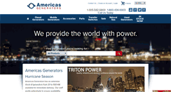 Desktop Screenshot of americasgenerators.com